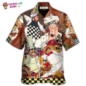 Chef Funny Cooking Vintage Dinner’S Time Hawaiian Shirt – Trendy KLA