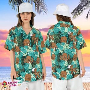 Chewbacca Tropical Star Wars Fan Summer Beach KLA Shirt