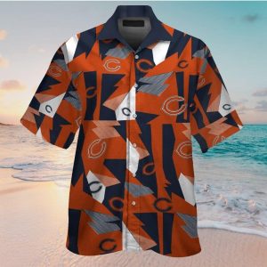 Chicago Bears Short Sleeve Button Up Tropical Hawaiian Shirt VER022