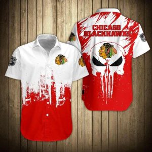 Chicago Blackhawks Hawaiian Shirts Skull Style Hot Trending – NFL