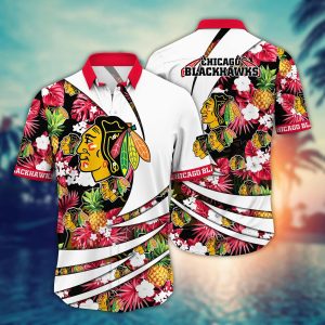 Chicago Blackhawks NHL Hawaiian Shirt Tropical KLA Shirt