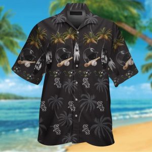 Chicago White Sox Short Sleeve Button Up Tropical Hawaiian Shirt VER012