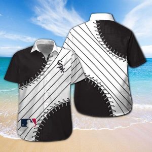Chicago White Sox Short Sleeve Button Up Tropical Hawaiian Shirt VER02