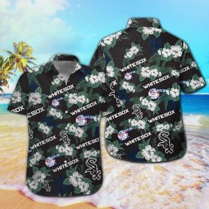 Chicago White Sox Short Sleeve Button Up Tropical Hawaiian Shirt VER06
