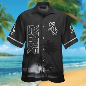 Chicago White Sox Short Sleeve Button Up Tropical Hawaiian Shirt VER08