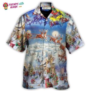 Christmas Be Santa With Reindeer Hawaiian Shirt – Trendy KLA
