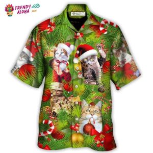 Christmas Cat It’S Lazy Day Hawaiian Shirt – Trendy KLA