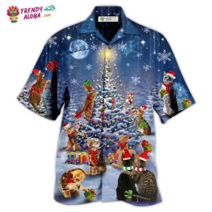 Christmas Cat Love Merry Christmas Hawaiian Shirt – Trendy KLA