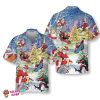 Christmas Come On Skateboard With Santa Hawaiian Shirt, Funny Christmas Santa Claus Shirt, Gift For Christmas