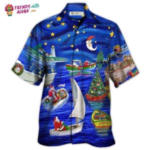 Christmas Coming On The Boat Hawaiian Shirt – Trendy KLA
