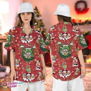 Christmas Cruise Mickey Friends Hawaiian Merrytime KLA Cruise Shirt