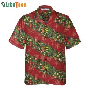 Christmas Decorations With Snowflakes, Mens Christmas Trendy Hawaiian Shirt Perfect Gifts For Your Loved Ones
