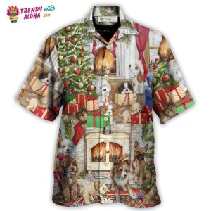 Christmas Dog Lover Merry Lovely Xmas Hawaiian Shirt – Trendy KLA