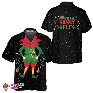 Christmas Elf Costume Hawaiian Shirt, Funny Elf Christmas Shirt, Best Christmas Gift Idea