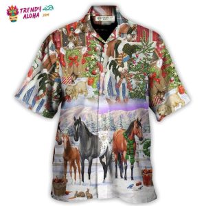 Christmas Farm Merry Xmas To Everyone Hawaiian Shirt – Trendy KLA