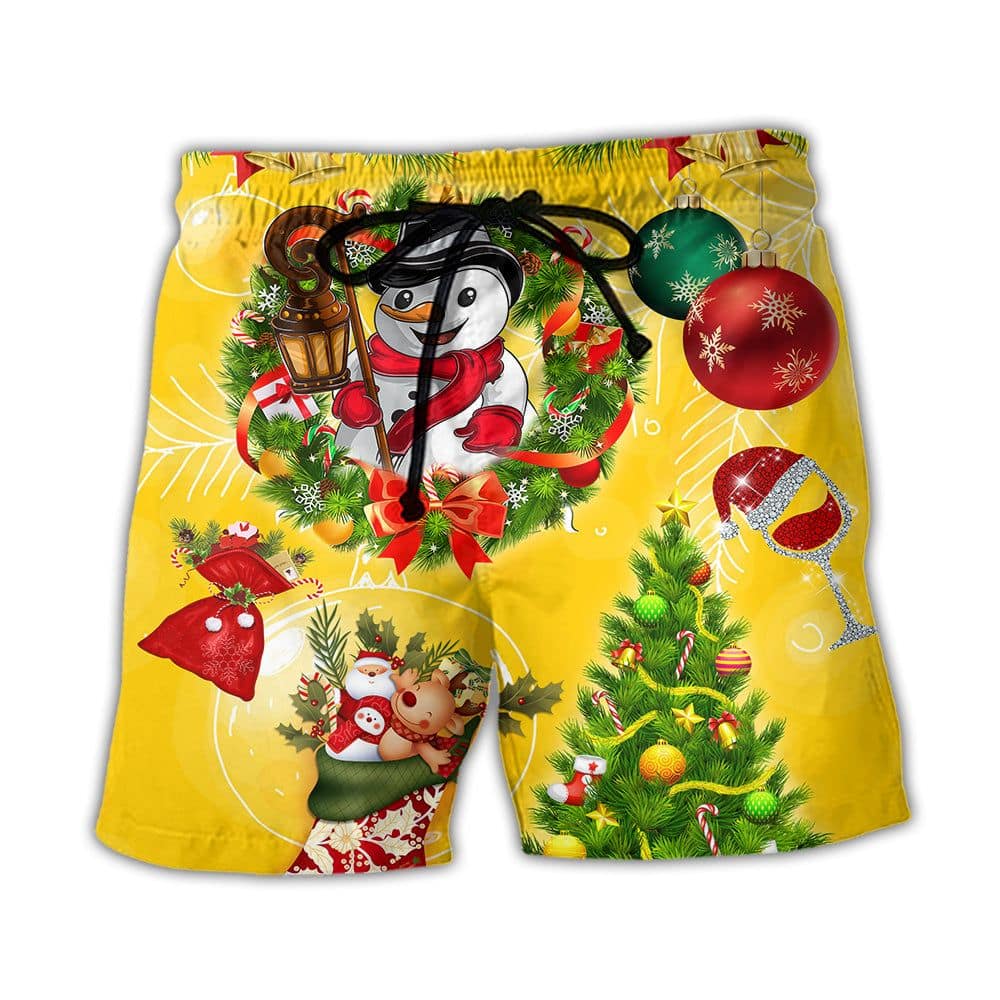 christmas-funny-snowman-happy-christmas-tree-yellow-light-trendy-aloha-hawaiian-beach-shorts-5970-z96mc.jpg