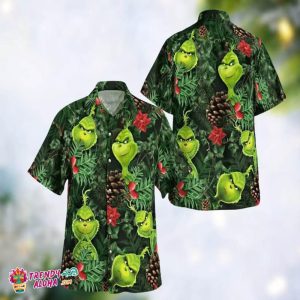 Christmas Grinch Hawaiian Shirt