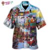Christmas Holiday Santa Claus In A Train Hawaiian Shirt – Trendy KLA