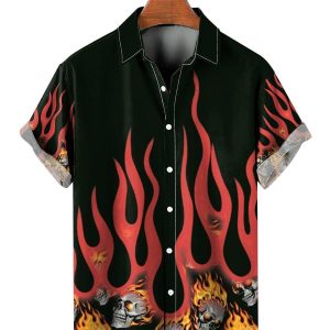 Christmas in July: Santa Hippie Sending Gift In Summer Hawaiian Shirt