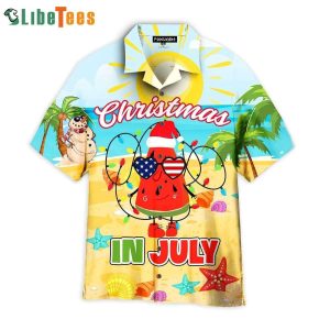 Christmas In July Sunglasses Usa, Xmas Trendy Hawaiian Shirt Perfect Gifts For Your Loved Ones