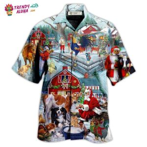 Christmas Love Animals So Much Hawaiian Shirt – Trendy KLA