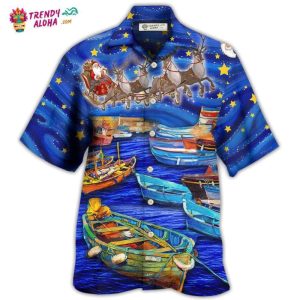 Christmas Santa Boat Dreamer Hawaiian Shirt – Trendy KLA
