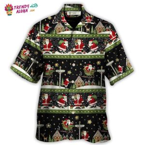 Christmas Santa Claus Big Night Hawaiian Shirt – Trendy KLA