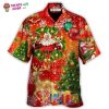 Christmas Santa Claus Drinking Christmas Tree Red Light Hawaiian Shirt – Trendy KLA