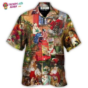 Christmas Santa Claus In Daily Life Hawaiian Shirt – Trendy KLA