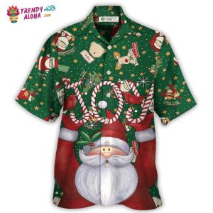 Christmas Santa Claus Lover Joy Green Style Hawaiian Shirt – Trendy KLA