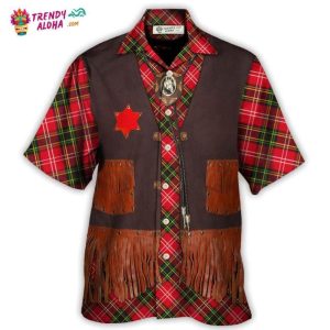 Christmas Santa Cowboy Vintage Style Hawaiian Shirt – Trendy KLA
