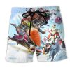 Christmas Santa Happy Funny Christmas Trendy KLA Hawaiian Beach Shorts