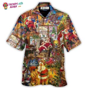 Christmas Santa Happy Holiday Season Of Joy Hawaiian Shirt – Trendy KLA