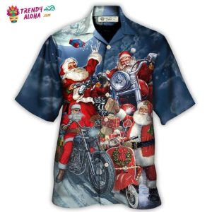 Christmas Santa I Don’T Need Reindeer I Have Motorbike Hawaiian Shirt – Trendy KLA