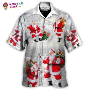 Christmas Santa Is Always With You Art Style Hawaiian Shirt – Trendy KLA