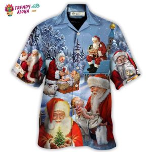 Christmas Santa Love Jesus Happy Xmas Is Coming Hawaiian Shirt – Trendy KLA