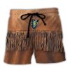 Christmas Santa Native American Jacket Trendy KLA Hawaiian Beach Shorts