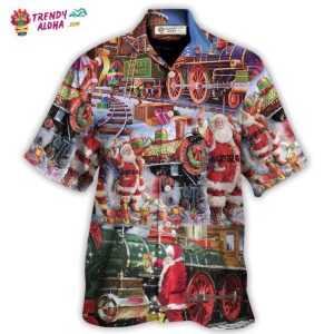 Christmas Santa Snow Village Christmas Spirit Of Giving Hawaiian Shirt – Trendy KLA
