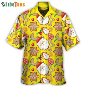 Christmas Santa Snowman Gingerbread And Sweets, Santa Trendy Hawaiian Shirt Perfect Gifts For Your Loved Ones