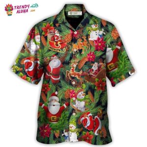 Christmas Santa Snowman Merry Xmas To Everyone Hawaiian Shirt – Trendy KLA