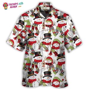 Christmas Snowman Family Happy Christmas Hawaiian Shirt – Trendy KLA