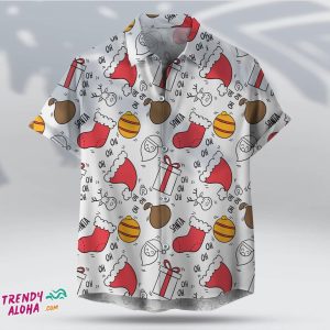 Christmas Snowman Pattern Unisex Hawaiian Festive Tee Shirt