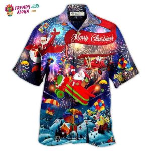 Christmas Spreading Love Santa Merry Christmas Hawaiian Shirt – Trendy KLA