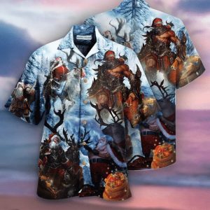 Christmas Stay Cool Santa Claus Hawaiian Shirt