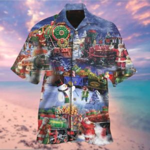 Christmas Train Hawaiian Shirt Special Edition