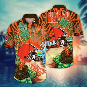 Cleveland Browns NFL Hawaiian Shirt Heattime KLA Shirt