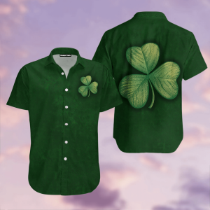 Clover Irish Stpatrick Day Trendy Hawaiian Shirt  KLA Shirt