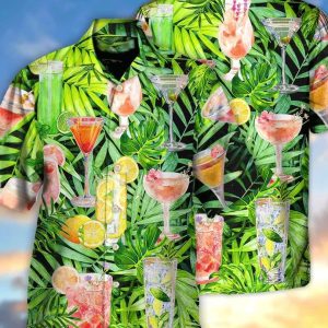 Cocktail Classy Tropical Summer, Beach Party Matching Shirt For Men/Women, Gift For Summer, Gifts For Bachelor Party, Hawaiian Set Gift.
