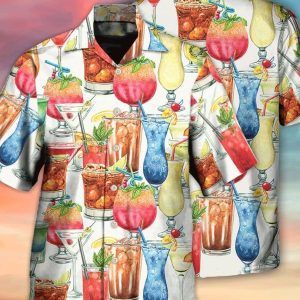 Cocktail Packed Born To Drink – Trendy Hawaiian Shirt, Beach Party Matching Shirt For Men/Women, Gifts For Bachelor Party, Hawaiian Set Gift.