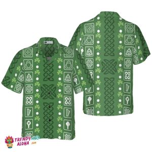 Collection Of Celtic Irish Happy St Patrick’s Day Hawaiian Shirt